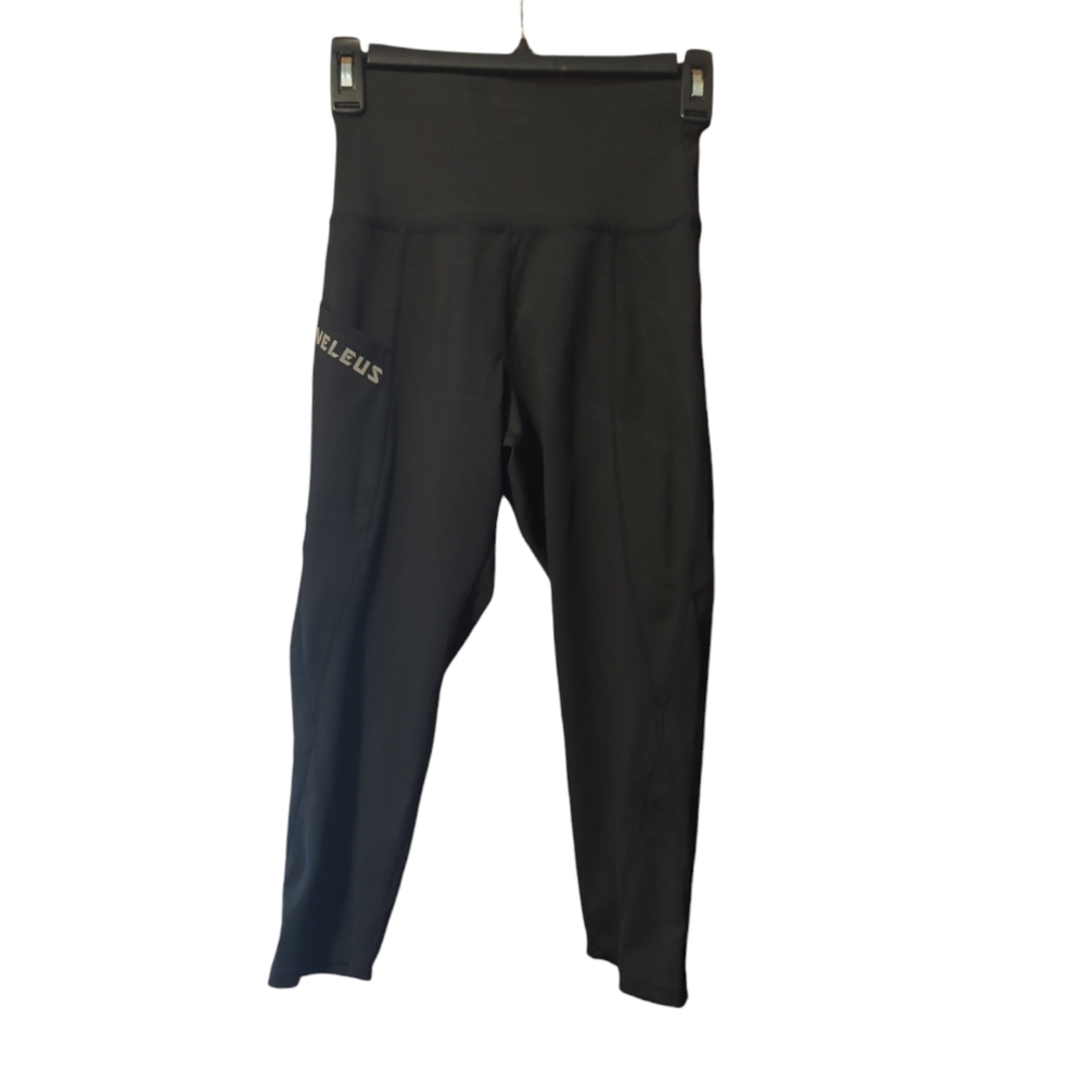NELEUS Women's Tummy Control High Waist Capri Running Leggings Yoga Pants Size S